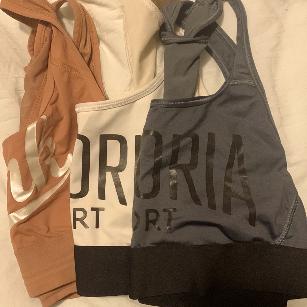 Sports bras all 3 in ok condition